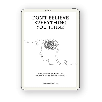 Don't Believe Everything You Think (Kindle & ePub)