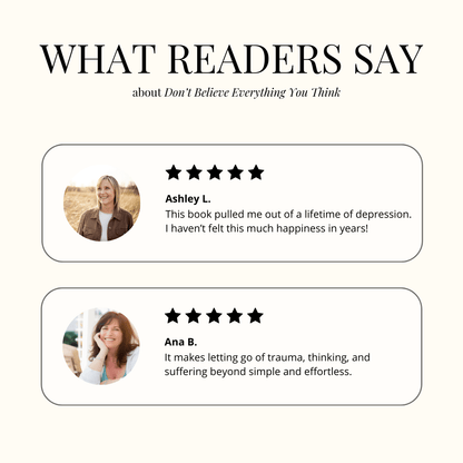 Don't Believe Everything You Think (Kindle & ePub)